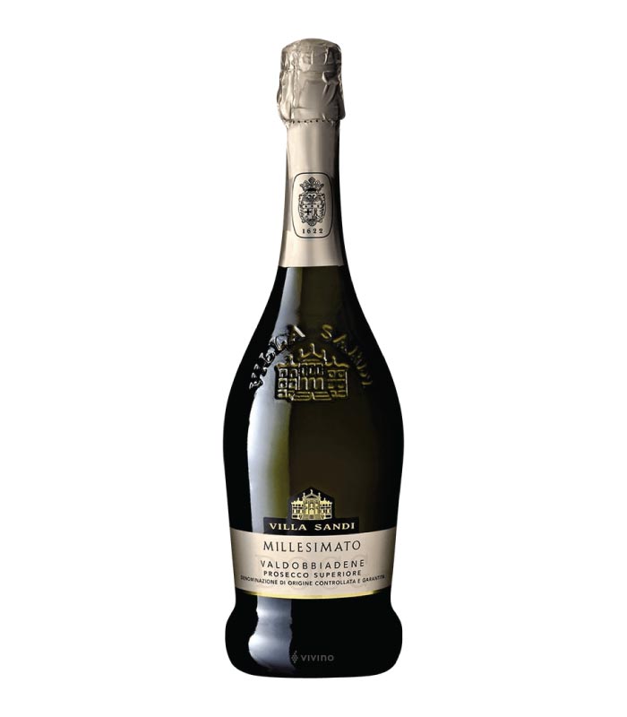 Villa Sandi Valdobbiadene Prosecco Superiore Millesimato boca pjenušavog vina.