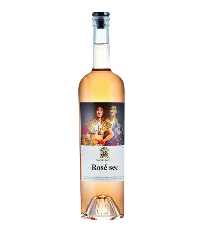 Zvonko Bogdan Rose Sec boca suhog roze vina.