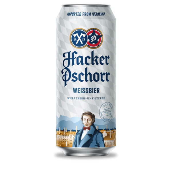 Hacker-Pschorr Weissbier pivo u limenci 0.5 l