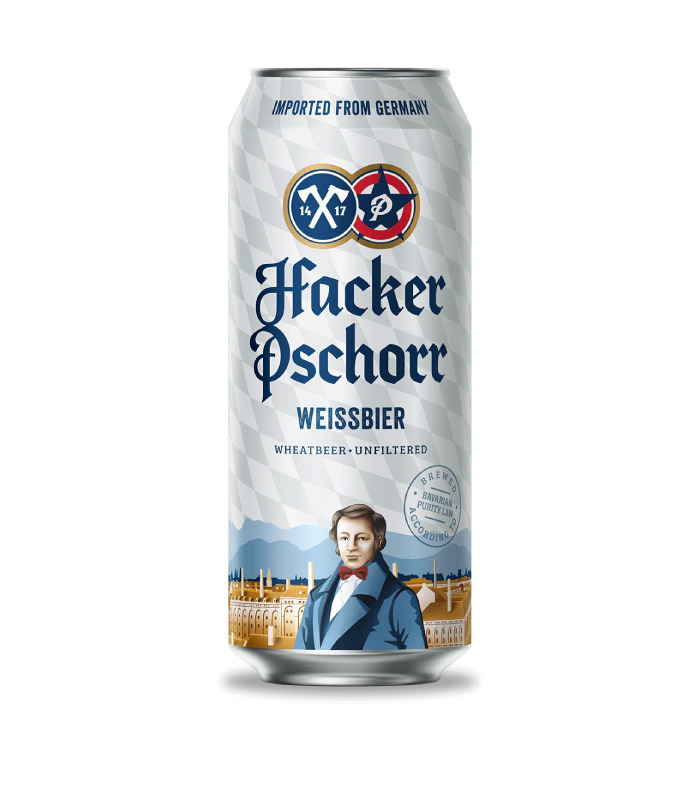 Hacker-Pschorr Weissbier pivo u limenci 0.5 l
