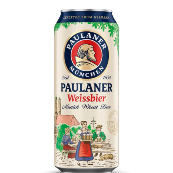 Paulaner Hefe Weissbier pivo u limenci 0.5 L