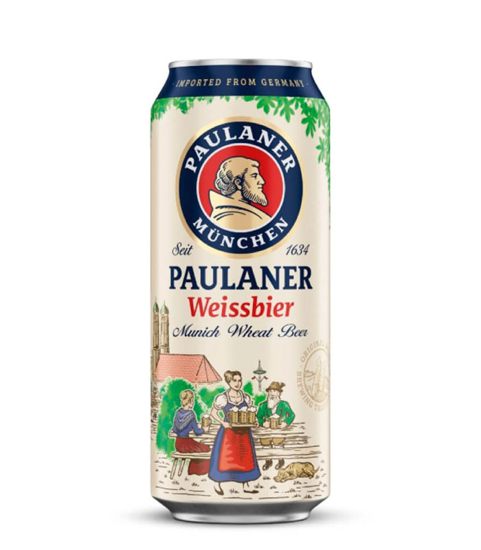 Paulaner Hefe Weissbier pivo u limenci 0.5 L