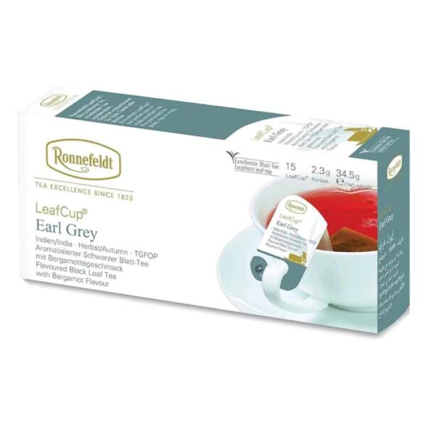 Ronnefeldt LeafCup Earl Grey crni čaj pakovanje