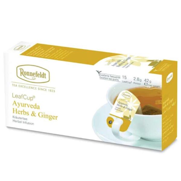 Ronnefeldt LeafCup Ayurveda Herbs & Ginger čaj