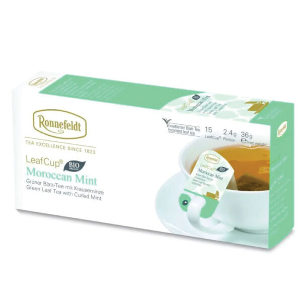 Ronnefeldt LeafCup Moroccan Mint zeleni čaj.