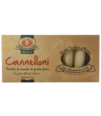 Rustichella d'Abruzzo Cannelloni testenina pakovanje bronzana matrica