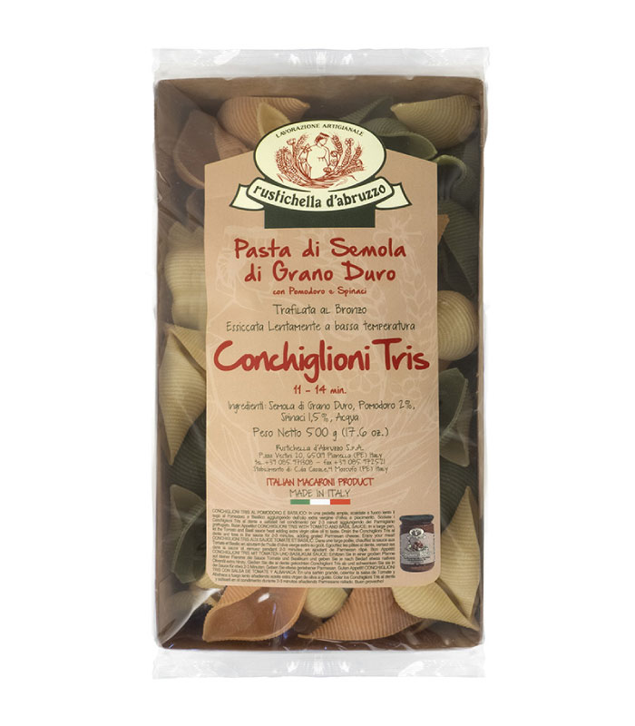 Rustichella Conchiglioni Tris tjestenina u obliku školjke 500g