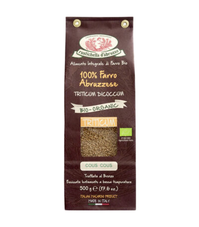Rustichella Kus-kus od cjelovite spelte (farro) organski 500 g