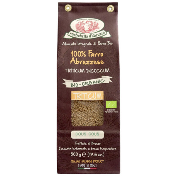 Rustichella Kus-kus od cjelovite spelte (farro) organski 500 g