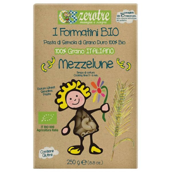 Rustichella Mezzelune Bio tjestenine za dijecu 250g