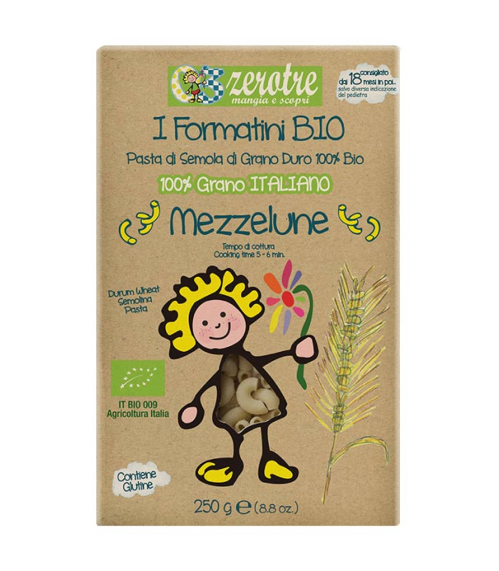 Rustichella Mezzelune Bio tjestenine za dijecu 250g