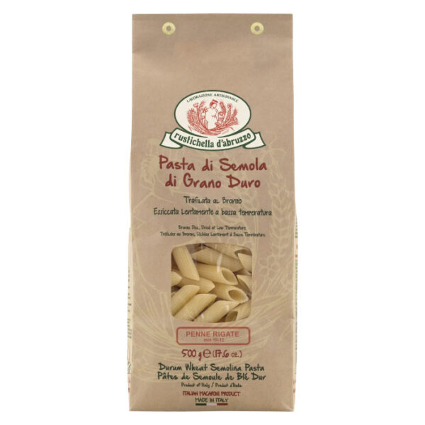 Rustichella Penne Rigate pasta 500g