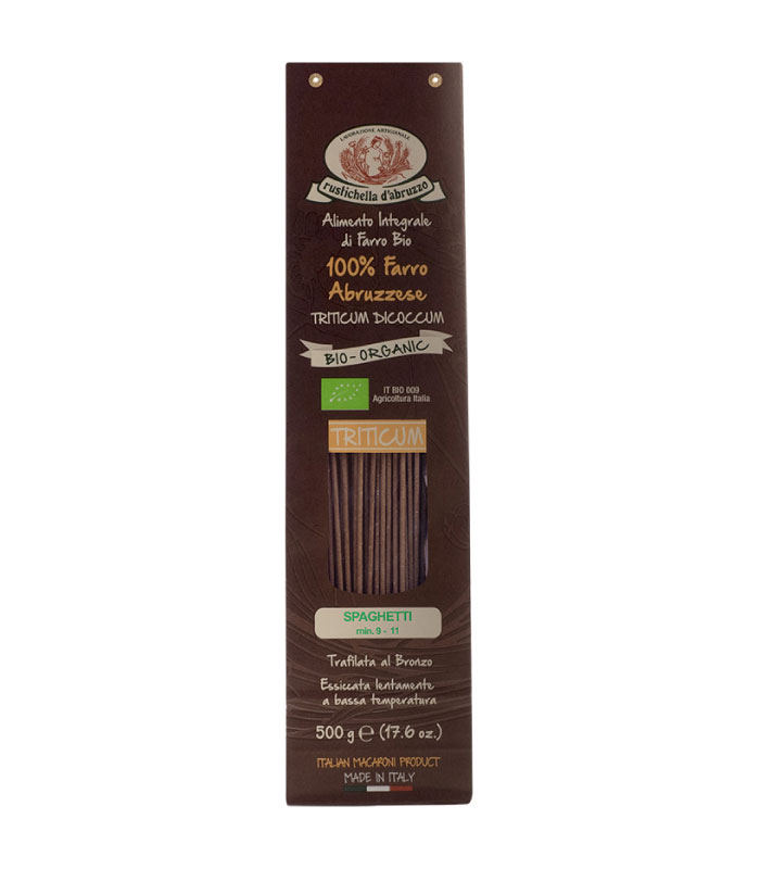 Rustichella Spaghetti di Farro bio organic špageti 500g