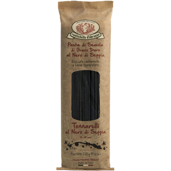 Rustichella Tonnarelli špageti sa mastilom od sipe 500g
