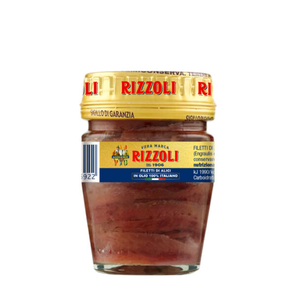 Rizzoli Fileti inćuna u 100% italijanskom ulju 58g