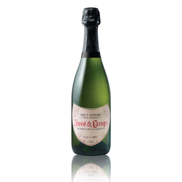 Juvé & Camps Reserva Familia Cava Gran Reserva Brut Nature boca