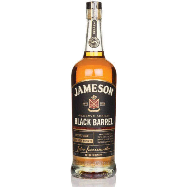 Boca Jameson Black Barrel viskija sa karakterističnom crnom etiketom