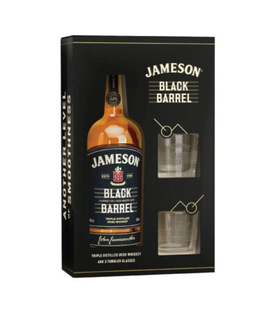 Jameson Black Barrel blended irski viski + čaše