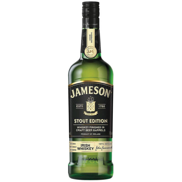 Boca Jameson Caskmates Stout Edition viskija sa detaljima u boji piva