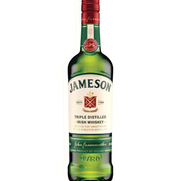 Prepoznatljiva zelena boca Jameson irskog viskija