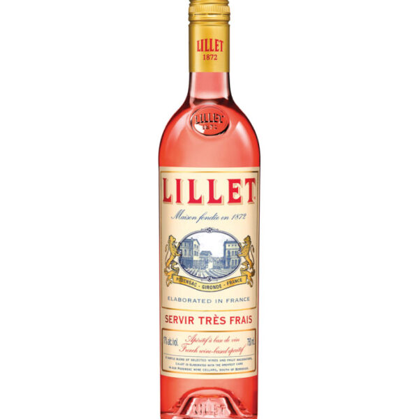 Boca Lillet Rose aperitiva pored čaše sa ledom i kriškom grejpfruta